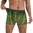thumbnail image 2 of Salouo Green Bamboo Fence1 Print Men's Boxer Briefs,Breathable Underwear Elastic Waistband Briefs for Men -Medium, 2 of 8