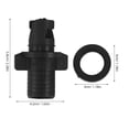 thumbnail image 2 of LOLIPPYY Dinghy Adapter 1Set Connector Shape Anti-Leak Rubber Gaskets for Inflatable Boat Kayak Outdoor Activities, 2 of 6