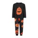 thumbnail image 4 of Pijamas familiares a juego para Halloween, peleles para bebé/ropa para perro/camisetas de manga larga y pantalones con estampado de calabaza., 4 of 8
