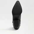 thumbnail image 7 of Sam Edelman Wynne Black Leather Pull On Pointed Toe Stacked Heel Western Boots (Black Leather, 7), 7 of 7