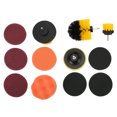 thumbnail image 2 of Drill Scrub Brush Attachment, Scratch Resistant Universal Multi Purpose Drill Brush Set  For Motorcycles For Cars For Trucks, 2 of 8