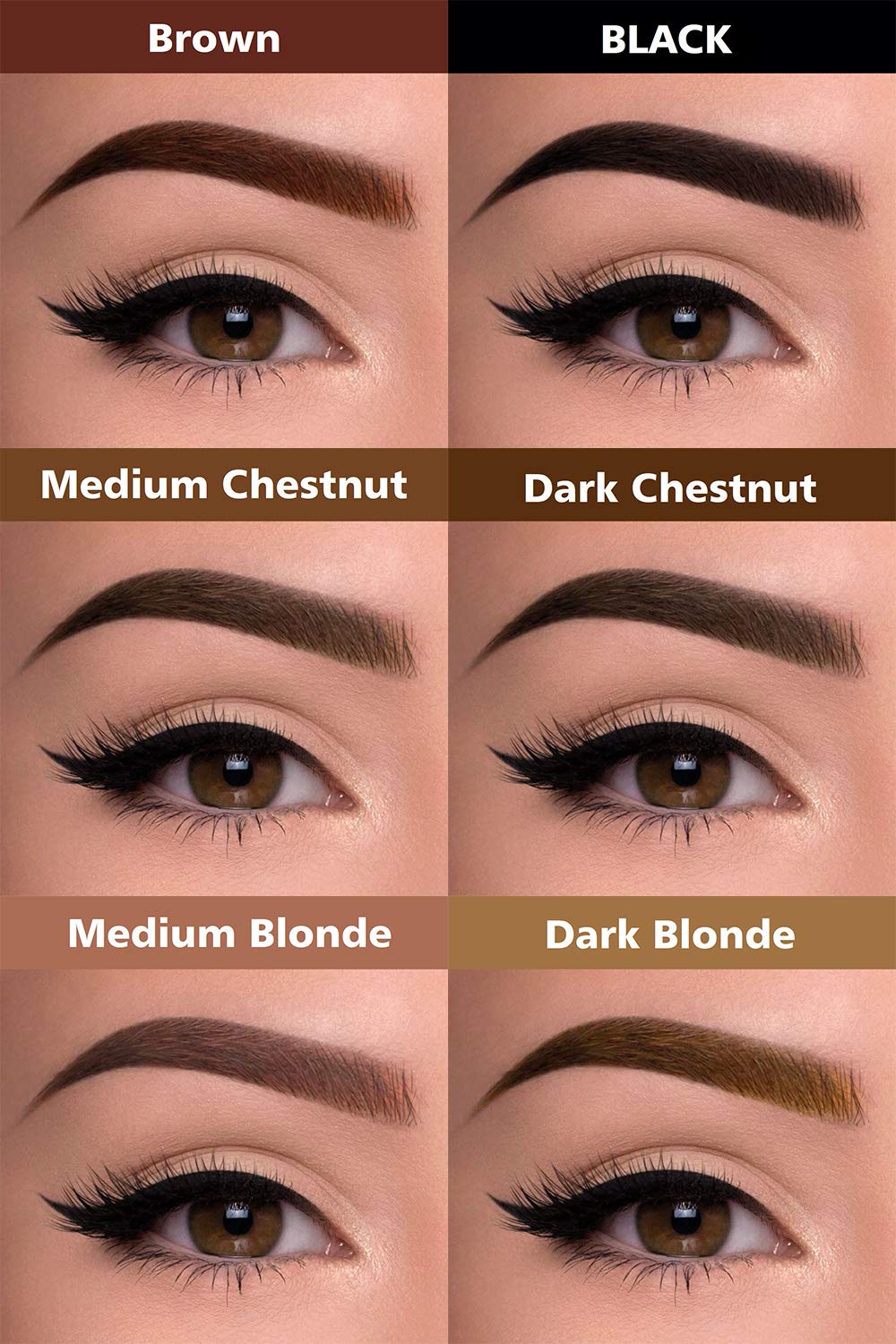Brazilian Brows Eyebrow Henna Pack Tinting Kit Dark Chestnut Walmart Com Walmart Com