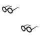 thumbnail image 3 of Gafas para niños Qarigey gafas de girasol Accesorios de ropa de moda Negro Blanco Plata 2Conjunto, 3 of 6