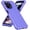 Purple, variant on PT for Cricket Icon Plus 2026 SN333 / AT&T Verge 2 SN333A Tough Hybrid Phone Case Cover - Black