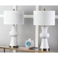 thumbnail image 1 of Safavieh Éclairage Collection Lola Colonne Blanche Lampe de Table de 30 Pouces (Lot de 2), 1 of 1