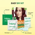 thumbnail image 5 of Nisha Creme Hair Color | Permanent Long Lasting Burgundy Hair Dye Colour Kit | Burgundy | Mini Box 40gm / 1.35 Oz, 5 of 8