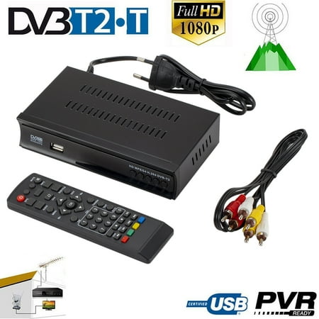 DVB-T2 TV Tuner Terrestrial Receiver DVB S/S2 Digital Satellite Receiver Support H.265 AC3