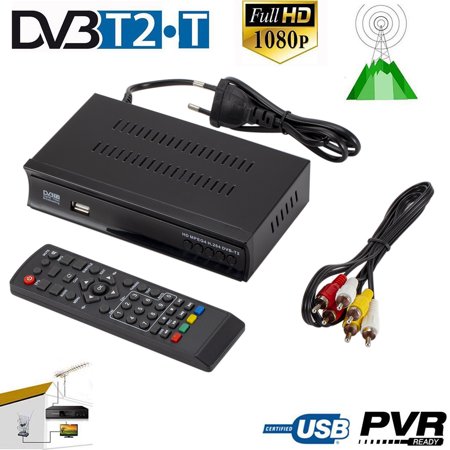 DVB-T2 TV Tuner Terrestrial Receiver DVB S/S2 Digital Satellite Receiver Support H.265 AC3