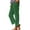 Army Green, variant on Linen Pants for Women Plus Size Summer Cotton Pants Women 2025 Soft Casual Solid Color Drawstring Tie Elastic Waist Pants with Pockets Loose Fit