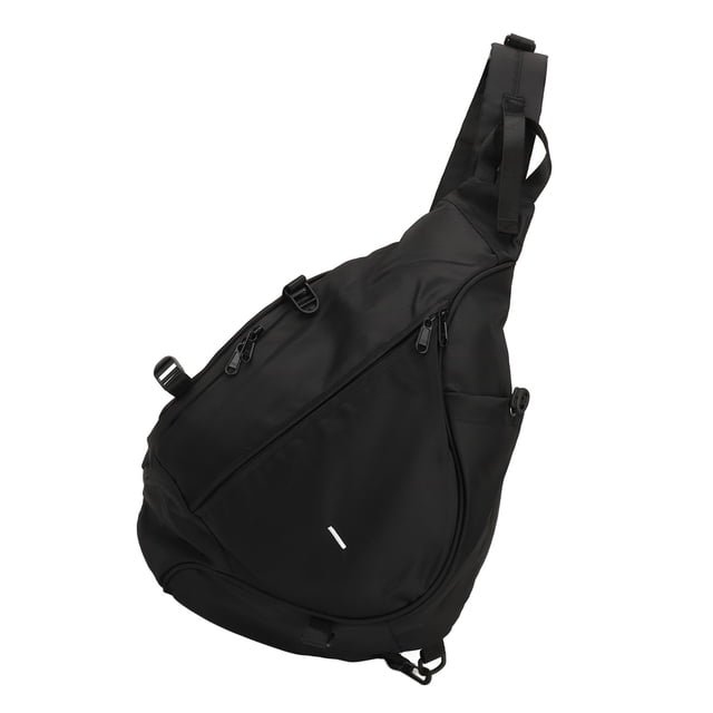 Bolso Bandolera Impermeable, Ligero Y Suficiente Espacio De Almacenamiento, Bolso Bandolera Negro Grande Para Hombres Para Ciclismo