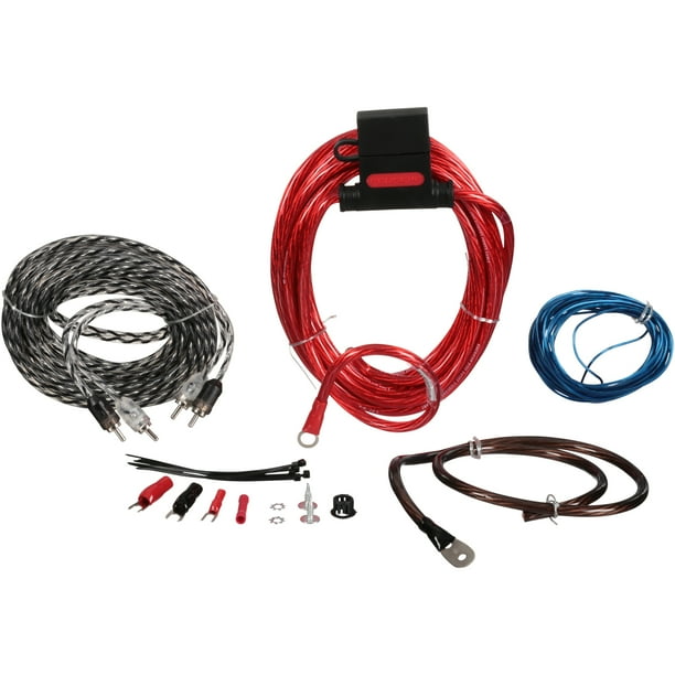 Scosche® 680 Watt Max 400 Amp Wiring Kit 8 pc Carded Pack - Walmart.com