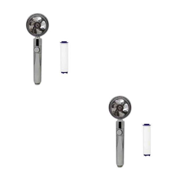Moyic Cabezal de ducha presurizado, ahorro de agua, ducha de aleación de aluminio, boquilla de pulverización para baño, cabezal de ducha para baño, Type2 NO2 Moyic CBP119118
