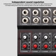 thumbnail image 4 of Mezclador De Sonido, Mezclador De Teclados De Control Separado De Volumen De Metal 100-240 V Para El Hogar, 4 of 7