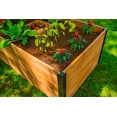 thumbnail image 3 of Vita Mezza 3' L x 5' W Cedar Keyhole Composting Garden, Golden Brown, VT17702, 3 of 12