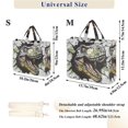 thumbnail image 3 of Dinosaur Face and Graffiti Corduroy Tote Bag Handbag Large Messenger Bag Shoulder Crossbody Zipper Bag Purse, 3 of 8