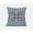 Red, variant on Amrita Sen Designs  20 x 20 in. Paisley Leaf Geo Broadcloth Indoor & Outdoor Zippered Pillow - Muted Blue & White