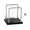 thumbnail image 2 of Qixi Small Clic Balance Touch Newton Pendulum Silver Clearance Sale!, 2 of 9