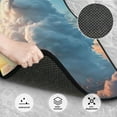 thumbnail image 3 of Fuzoiu Cute Cloud Cat Print Carpet Floor Mats for Car,Car Foot Mat Set,Universal Fit 4 Piece Mat Pad Set,Fits Most Cars Trucks Vans Sedans SUV Auto Carpet Mat Se, 3 of 7