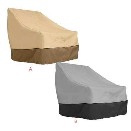 Outdoorline Patio Chair Cover Lounge Deep Seat Cover Waterproof Outdoor Lawn Furniture Cover Grey Black Walmart Canada