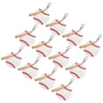 thumbnail image 1 of llavero de beisbol 12x Llaveros de béisbol Escritura de acrílico en blanco Murciélagos de madera Llavero de recuerdo con llaveros para niños Mujeres Hombres Favores de f Magideal llavero de beisbol, 1 of 7
