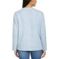 thumbnail image 3 of Ella Moss Ladies' Button Front Cardigan, Blue, XL, 3 of 6