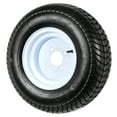 thumbnail image 3 of eCustomrim Trailer Tire Rim 20.5 x 8 x 10 205/65-10 20.5x8.0-10 Load C 4 Lug Wheel White, 3 of 6