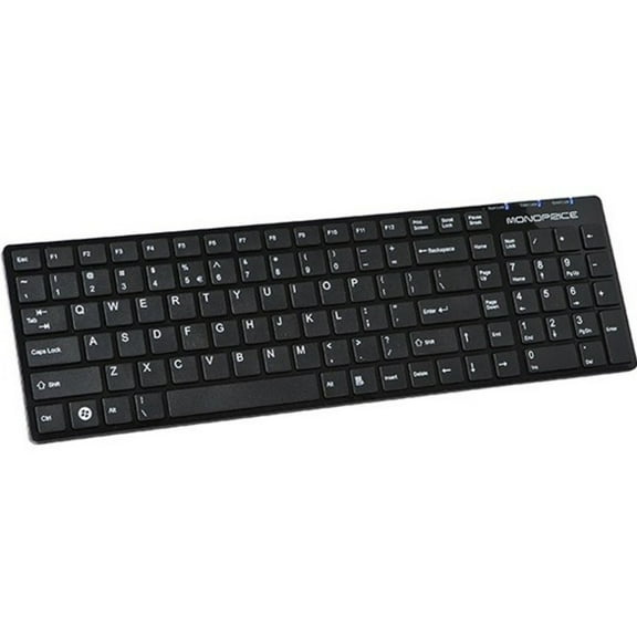 Monoprice K3 Chocolate Style USB Keyboard, Black