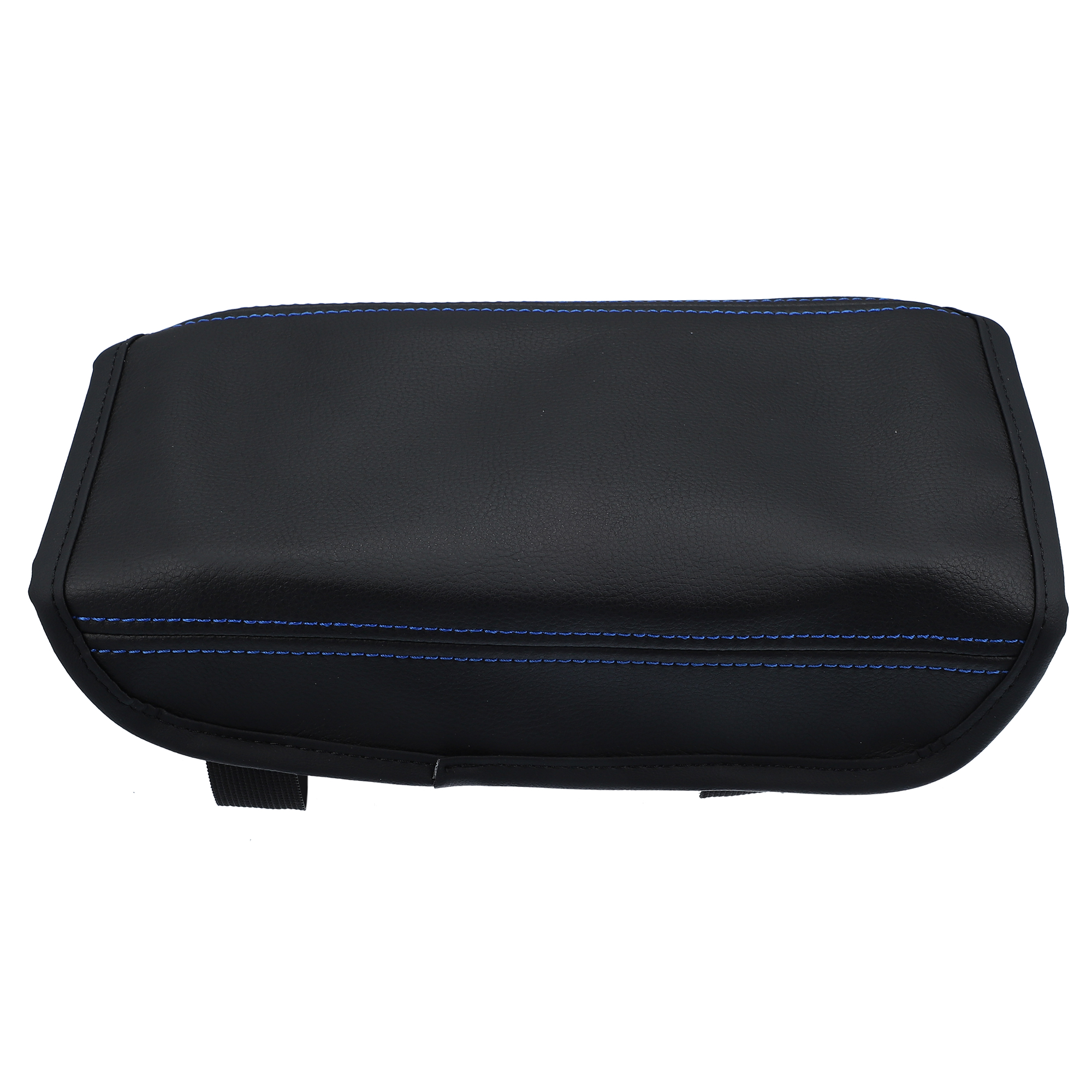 Unique Bargains Car Center Console Pad Armrest Seat Box Cover Black