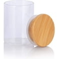 thumbnail image 2 of Clear Glass Borosilicate Jar with Bamboo Lid - 2.3 oz / 70 ml, 2 of 7