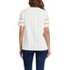 thumbnail image 3 of Edición INSPIRE CHIC Blusa Casual de Verano para Mujer con Encaje y Bordado de Manga Corta Sólida XS Blanca, 3 of 6