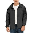 thumbnail image 5 of LELINTA Men's Outdoor Lightweight Jacket Windbreaker Packable Jacket Waterproof Rain Jacket Warm Outerwear Drawstring Hooded Zip-Up Sport Windbreake, 5 of 6