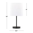 thumbnail image 3 of LumiSource Cooper 16" Metal Accent Lamp - Set of 2, 3 of 6