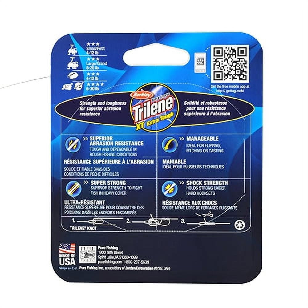 Berkley Trilene XT Monofilament Fishing Line, Clear, 4 lb Test Strength,  330 yd - Walmart.com