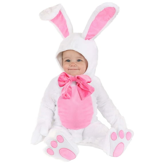 FUN Costumes Bunny Unisex Halloween Fancy-Dress Costume for Baby, Infant 0/3 Months