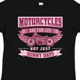 thumbnail image 4 of Inktastic Motorcycle Female Biker Girls Toddler T-Shirt, 4 of 5