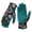 A001- Cyan, variant on Women’S Leather Gardening Gloves Thorn Proof Work Gloves Durable Synthetic Leather Protective Garden Gloves for Yard Work Weeding Planting Teal One Pair