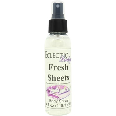 Fresh Sheets Body Spray, Eclectic Lady, Hydrating Mist, Unisex (Double Strength), 4 oz