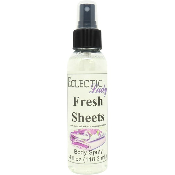 Fresh Sheets Body Spray, Eclectic Lady, Hydrating Mist, Unisex, 2 oz