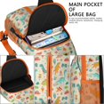 thumbnail image 3 of Cute Dino Skeleton Sling Backpack – Funny Dinosaur World Pattern Shoulder Purse – Colorful Cartoon Bag Gift for Dino Lovers, 3 of 6