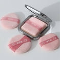thumbnail image 4 of Strawberry Velvet Triangle Powder Puff Face Blender Make Sponge Soft Compact, 4 of 5