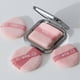 thumbnail image 4 of Strawberry Velvet Triangle Powder Puff Face Blender Make Sponge Soft Compact, 4 of 5
