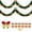 Multicolor-4D-home supplies, variant on LEFTHIGH Home Christmas Tree Pendant Pull Flower Ribbon 78.7x3.5 Inch Wool Strips Hanging Ornaments for Tree Window Decoration Multicolor Plastic with Bows Christmas Decor