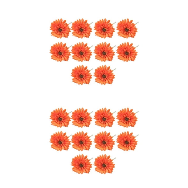 Gerbera Artificial Advancent 10 Uds Naranja 2piezas