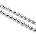 thumbnail image 3 of 200PC Long Bead Connector Clasp Ball Chain Keychain Tag Key Rings Adjustable Antiqued Metal Bead Steel Chain (Silver), 3 of 7