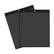 Partners Brand Solid Back Job Ticket Holders 8 1/2" x 11" Black 25/Case (JTH119)