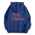 thumbnail image 3 of WILLBEST Sudadera con Capucha Merry Christmas para Mujer Sudadera con Capucha con Estampado Navideño Divertido Camiseta Navideña Informal de Manga Larga 806 Mediana, 3 of 4