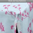 thumbnail image 4 of Blue and Pink Dog Crate Cover, Floral Pattern with Eucalyptus Leaves Blossom Silhouette Style, Easy to Use Pet Kennel Cover Small Dogs Puppies Kittens, 7 Sizes, Pale Blue Pink, by Ambesonne, 4 of 6