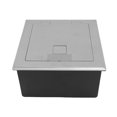 thumbnail image 1 of Salida Empotrada, Diseño De Puerta Segura, Anillo De Sellado, Caja De Enchufe Para Escritorio, Doble Tipo De Cubierta Abierta De 3 Clavijas Para Espacios Públicos De Oficina, 1 of 7
