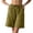 Green, variant on Wensltd Women Cargo Shorts Drawstring Elastic Waist Wide Leg Casual Summer Pocket Trousers