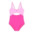 thumbnail image 7 of LYEAA Swimming Suits for Kids One-Piece Swimsuits Cutout Colorblock Bathing Suit Beach Vacation Swimwear, 7 of 7